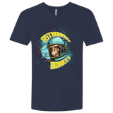 T-Shirts Midnight Navy / X-Small ASTRONAUT MONKEY Men's Premium V-Neck