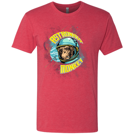 T-Shirts Vintage Red / Small ASTRONAUT MONKEY Men's Triblend T-Shirt