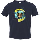 T-Shirts Navy / 2T ASTRONAUT MONKEY Toddler Premium T-Shirt