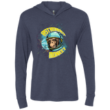 T-Shirts Vintage Navy / X-Small ASTRONAUT MONKEY Triblend Long Sleeve Hoodie Tee