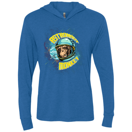 T-Shirts Vintage Royal / X-Small ASTRONAUT MONKEY Triblend Long Sleeve Hoodie Tee