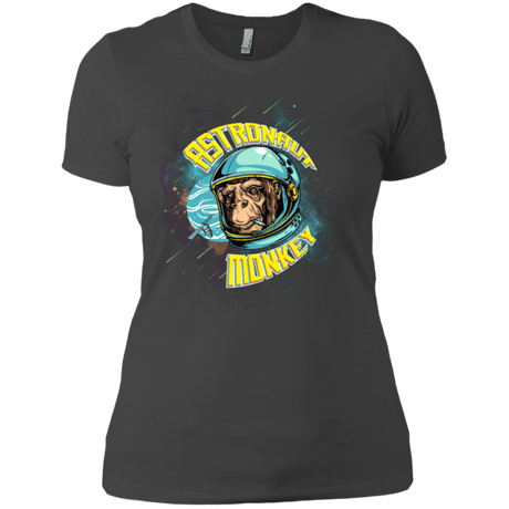 T-Shirts Heavy Metal / X-Small ASTRONAUT MONKEY Women's Premium T-Shirt