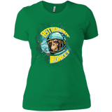 T-Shirts Kelly Green / X-Small ASTRONAUT MONKEY Women's Premium T-Shirt