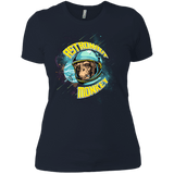 T-Shirts Midnight Navy / X-Small ASTRONAUT MONKEY Women's Premium T-Shirt