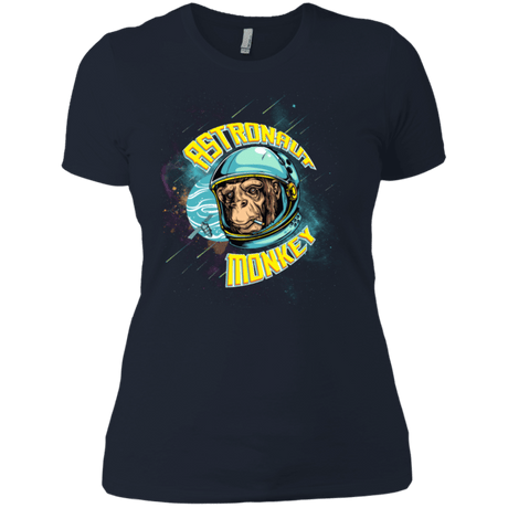 T-Shirts Midnight Navy / X-Small ASTRONAUT MONKEY Women's Premium T-Shirt