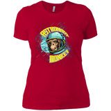 T-Shirts Red / X-Small ASTRONAUT MONKEY Women's Premium T-Shirt