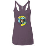 T-Shirts Vintage Purple / X-Small ASTRONAUT MONKEY Women's Triblend Racerback Tank