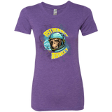 T-Shirts Purple Rush / Small ASTRONAUT MONKEY Women's Triblend T-Shirt