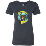 T-Shirts Vintage Navy / Small ASTRONAUT MONKEY Women's Triblend T-Shirt