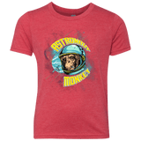 T-Shirts Vintage Red / YXS ASTRONAUT MONKEY Youth Triblend T-Shirt