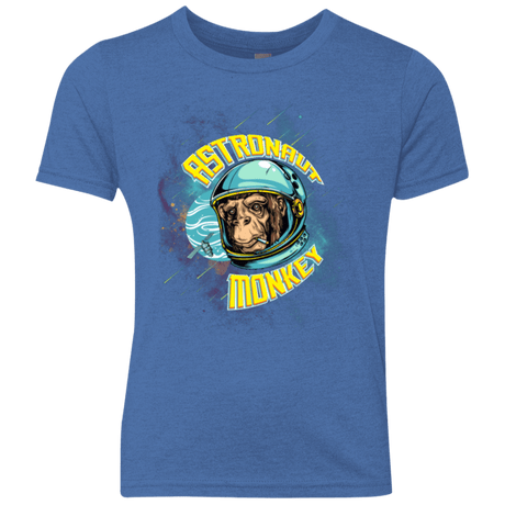 T-Shirts Vintage Royal / YXS ASTRONAUT MONKEY Youth Triblend T-Shirt