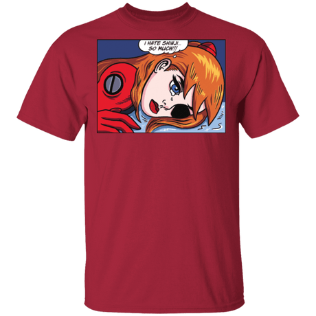 T-Shirts Cardinal / S Asuka Langley Pop Art T-Shirt