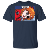 T-Shirts Navy / S Asuka Langley Pop Art T-Shirt