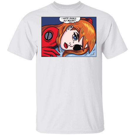 T-Shirts White / S Asuka Langley Pop Art T-Shirt