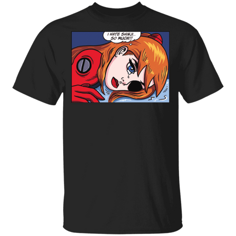 T-Shirts Black / YXS Asuka Langley Pop Art Youth T-Shirt
