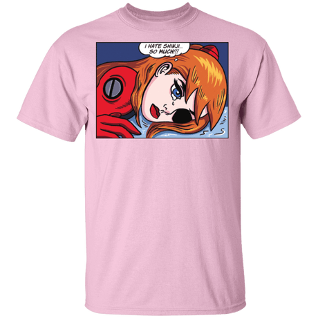 T-Shirts Light Pink / YXS Asuka Langley Pop Art Youth T-Shirt