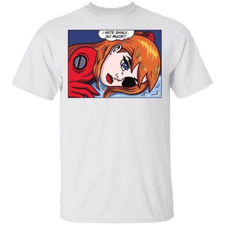T-Shirts White / YXS Asuka Langley Pop Art Youth T-Shirt