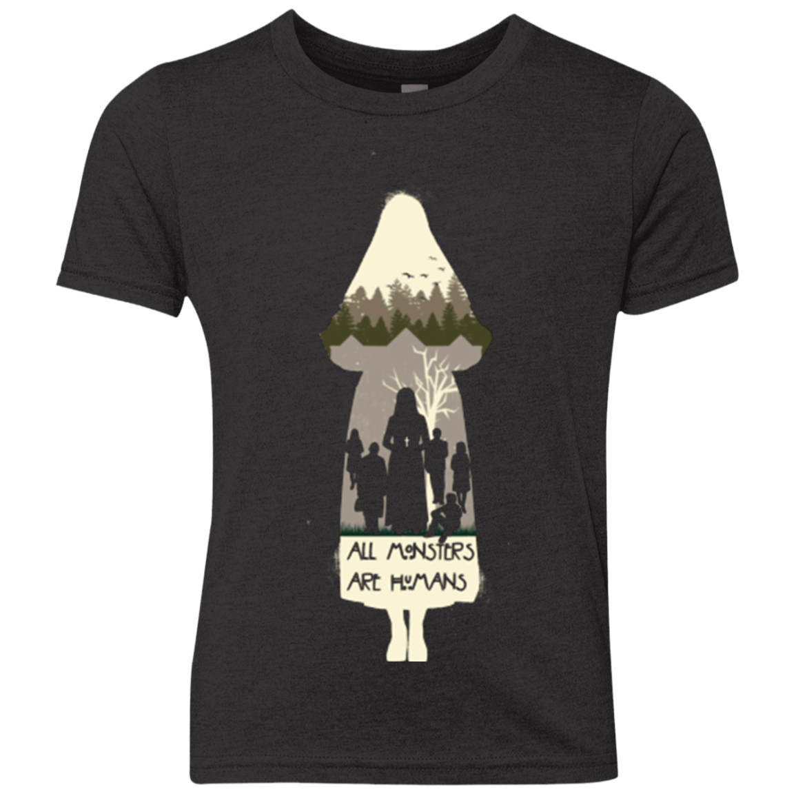 T-Shirts Vintage Black / YXS asylum Youth Triblend T-Shirt