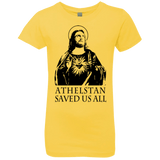 T-Shirts Vibrant Yellow / YXS Athelstan saves Girls Premium T-Shirt