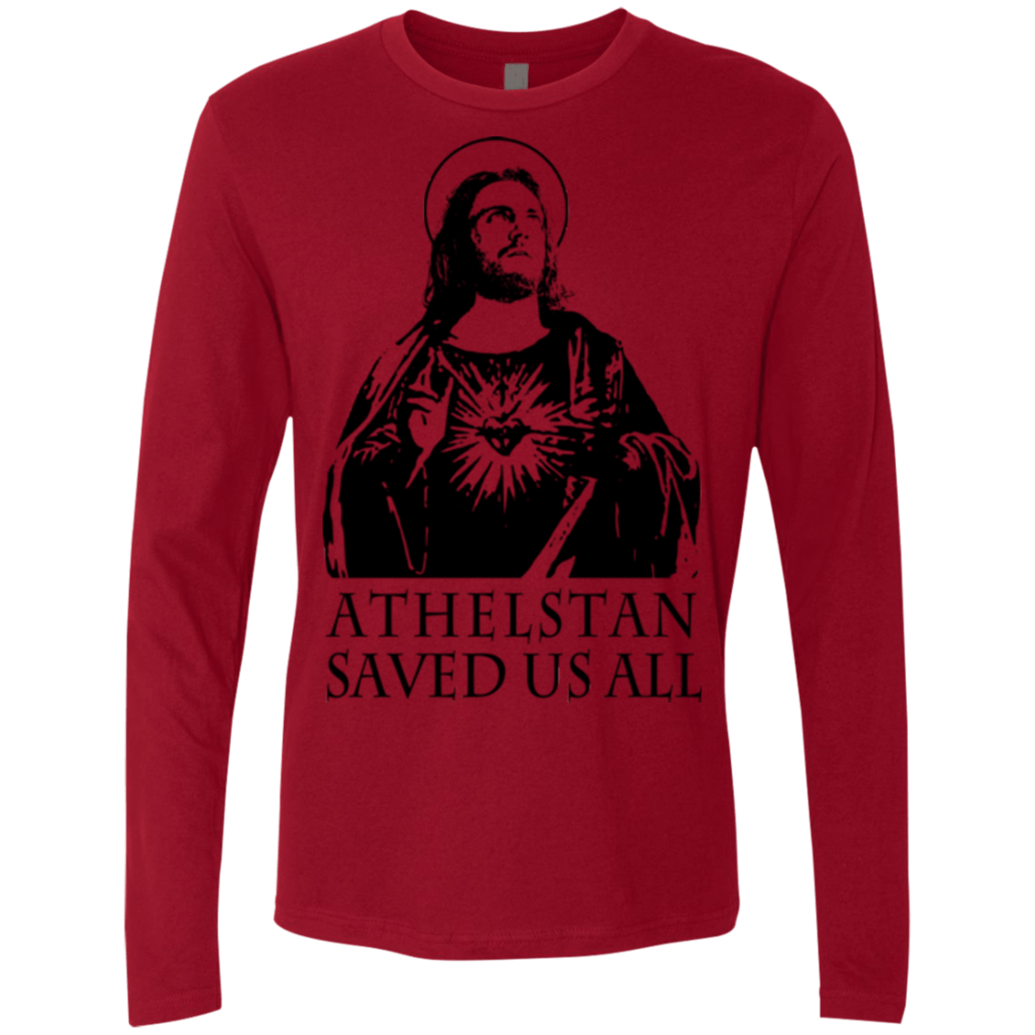 T-Shirts Cardinal / Small Athelstan saves Men's Premium Long Sleeve