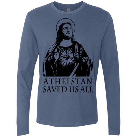 T-Shirts Indigo / Small Athelstan saves Men's Premium Long Sleeve
