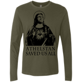 T-Shirts Military Green / Small Athelstan saves Men's Premium Long Sleeve