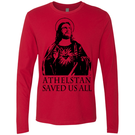 T-Shirts Red / Small Athelstan saves Men's Premium Long Sleeve