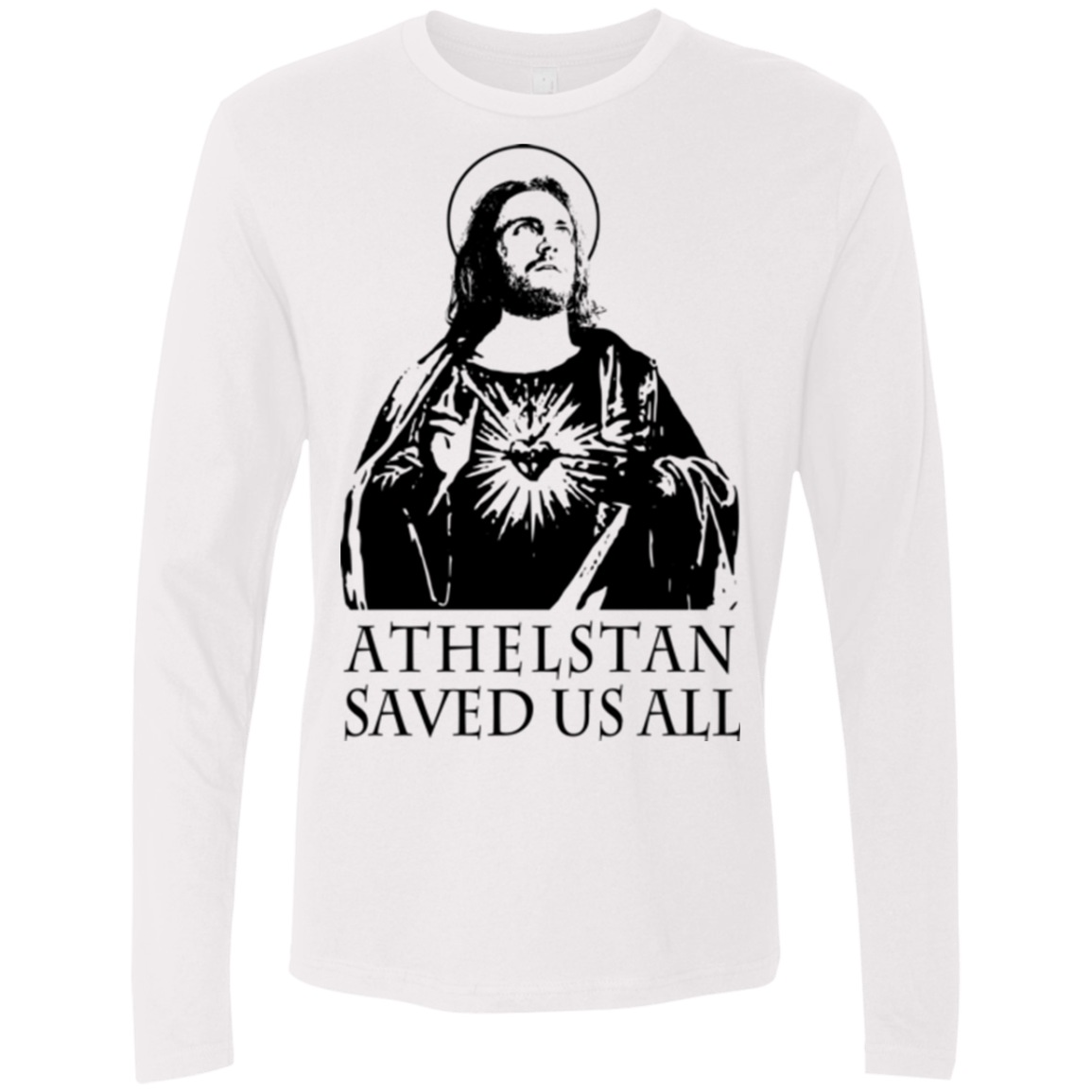 T-Shirts White / Small Athelstan saves Men's Premium Long Sleeve