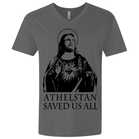 T-Shirts Heavy Metal / X-Small Athelstan saves Men's Premium V-Neck
