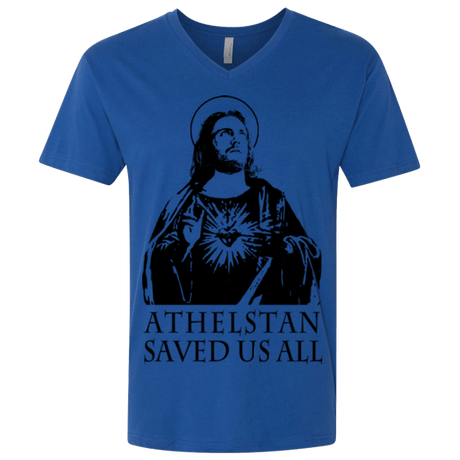 T-Shirts Royal / X-Small Athelstan saves Men's Premium V-Neck
