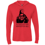 T-Shirts Vintage Red / X-Small Athelstan saves Triblend Long Sleeve Hoodie Tee