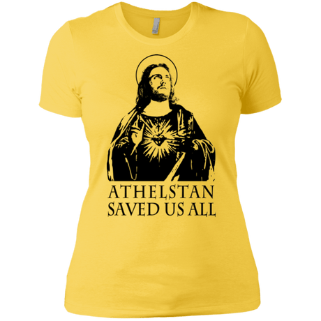 T-Shirts Vibrant Yellow / X-Small Athelstan saves Women's Premium T-Shirt