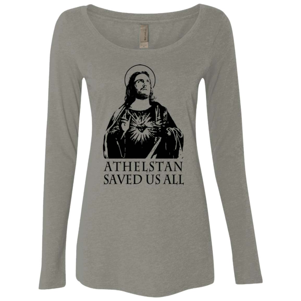 T-Shirts Venetian Grey / Small Athelstan saves Women's Triblend Long Sleeve Shirt