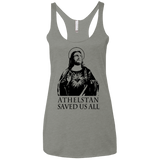 T-Shirts Venetian Grey / X-Small Athelstan saves Women's Triblend Racerback Tank