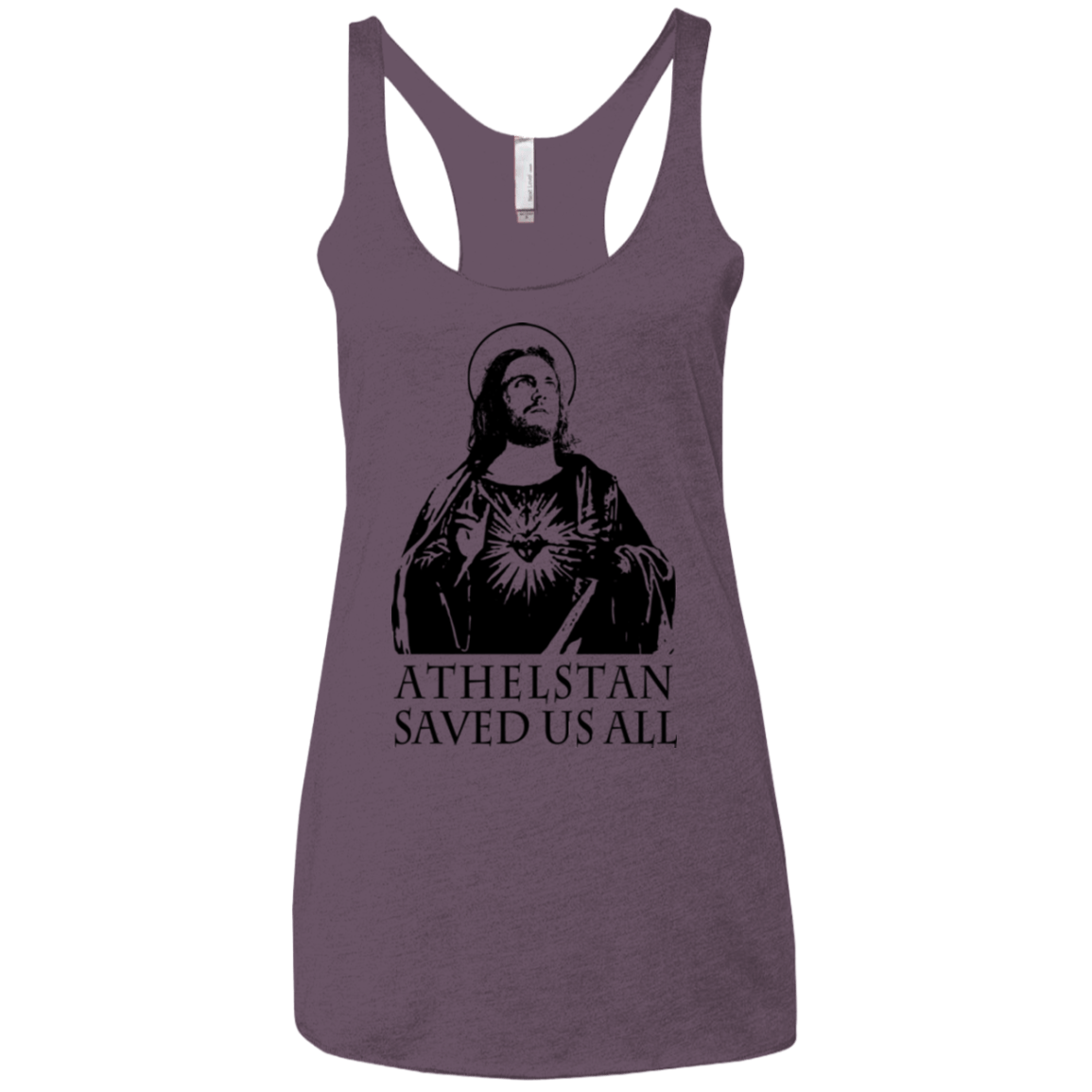 T-Shirts Vintage Purple / X-Small Athelstan saves Women's Triblend Racerback Tank