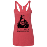 T-Shirts Vintage Red / X-Small Athelstan saves Women's Triblend Racerback Tank