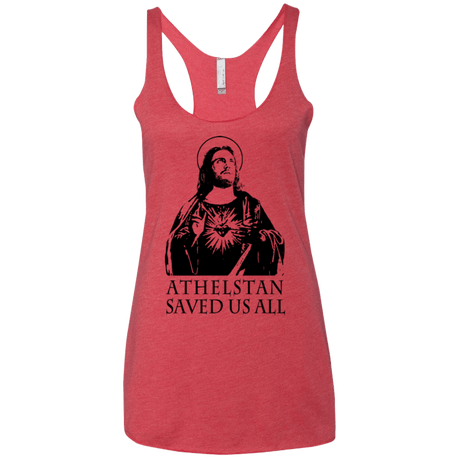 T-Shirts Vintage Red / X-Small Athelstan saves Women's Triblend Racerback Tank