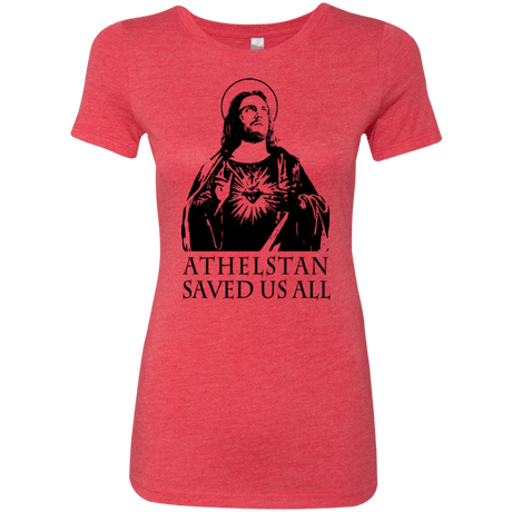 T-Shirts Vintage Red / Small Athelstan saves Women's Triblend T-Shirt