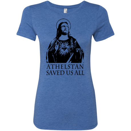 T-Shirts Vintage Royal / Small Athelstan saves Women's Triblend T-Shirt