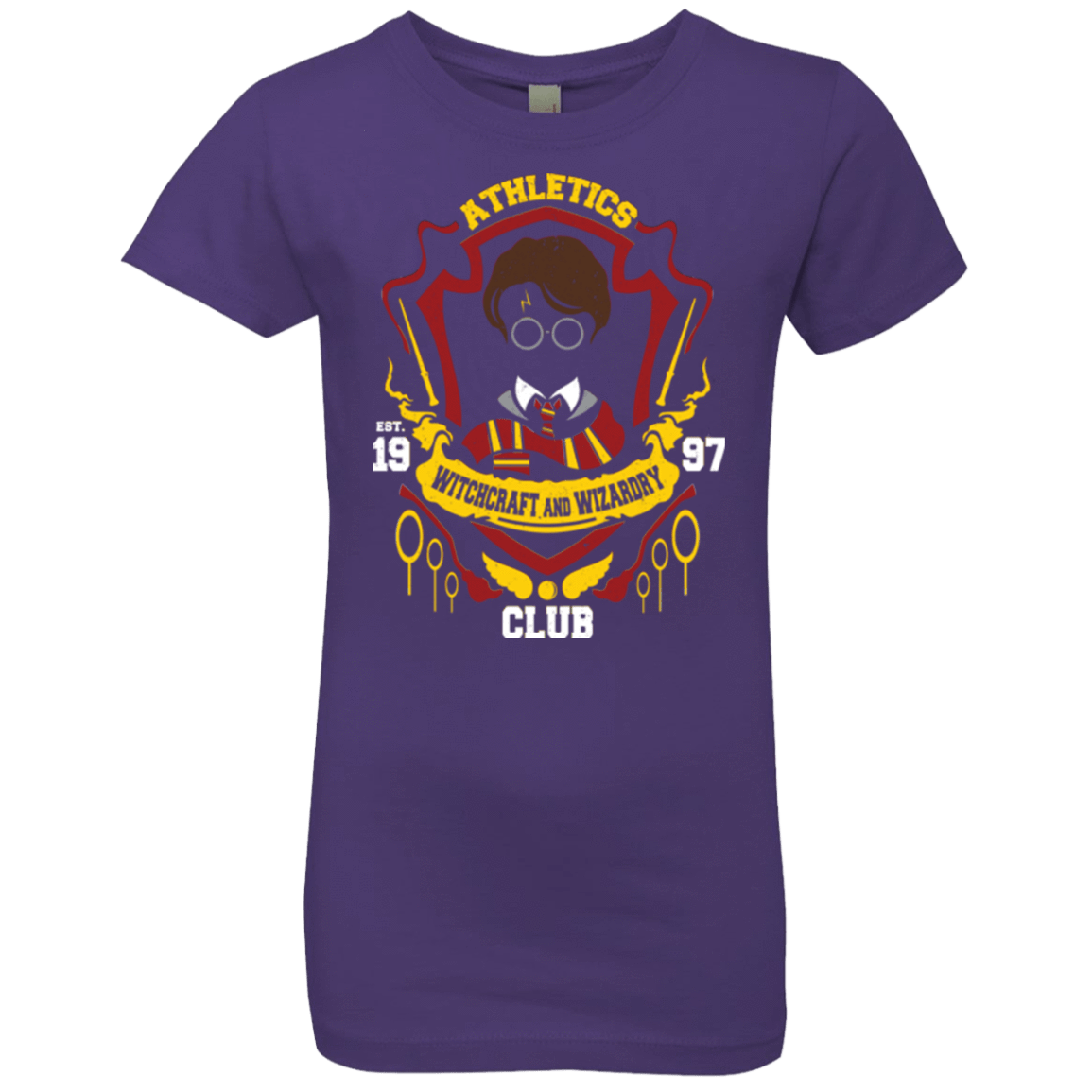 T-Shirts Purple Rush / YXS Athletics Club Girls Premium T-Shirt