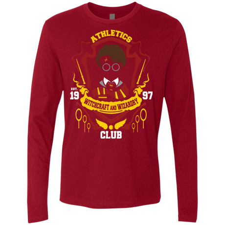 T-Shirts Cardinal / Small Athletics Club Men's Premium Long Sleeve