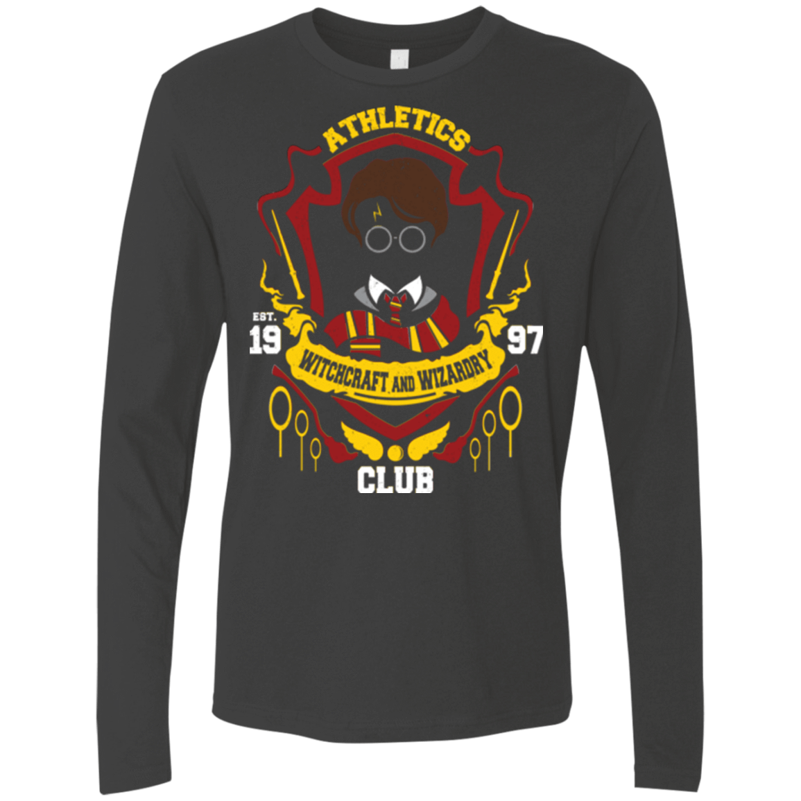T-Shirts Heavy Metal / Small Athletics Club Men's Premium Long Sleeve
