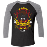 T-Shirts Vintage Black/Premium Heather / X-Small Athletics Club Men's Triblend 3/4 Sleeve