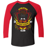 T-Shirts Vintage Black/Vintage Red / X-Small Athletics Club Men's Triblend 3/4 Sleeve