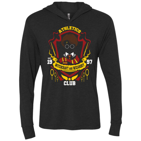 T-Shirts Vintage Black / X-Small Athletics Club Triblend Long Sleeve Hoodie Tee
