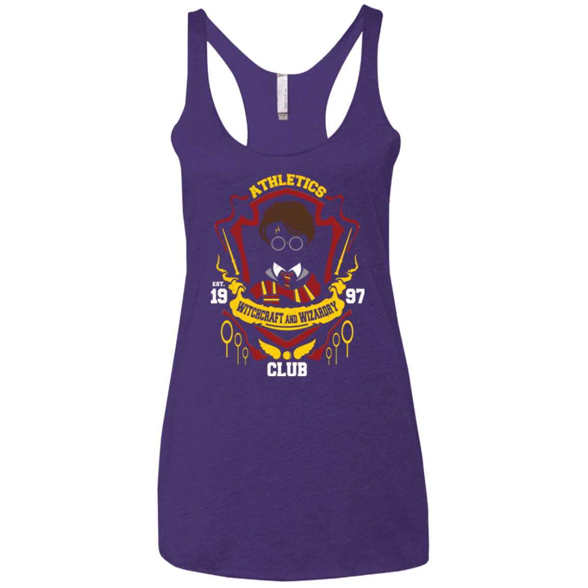 T-Shirts Purple / X-Small Athletics Club Women's Triblend Racerback Tank