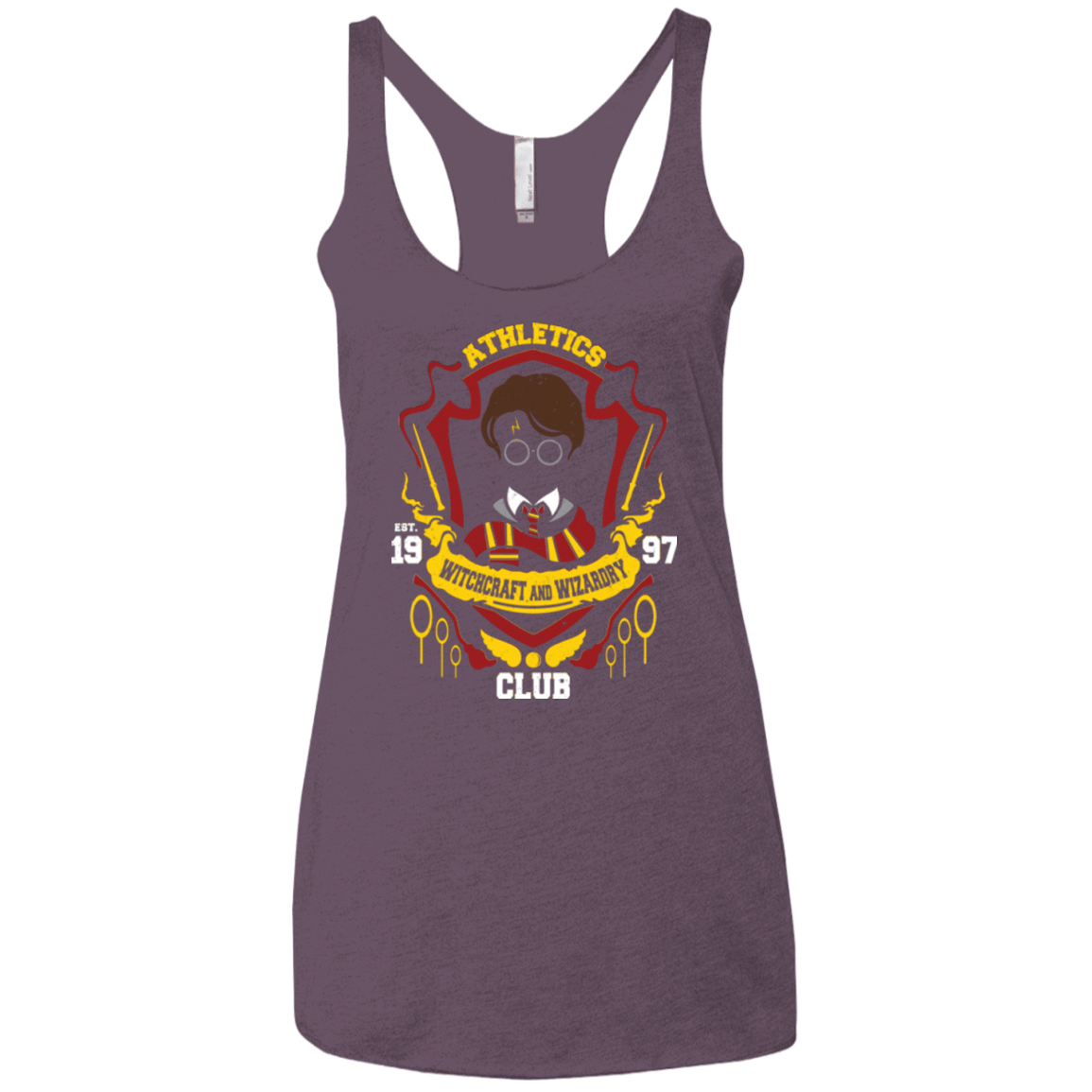 T-Shirts Vintage Purple / X-Small Athletics Club Women's Triblend Racerback Tank