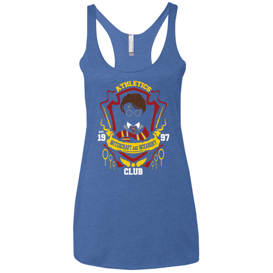 T-Shirts Vintage Royal / X-Small Athletics Club Women's Triblend Racerback Tank