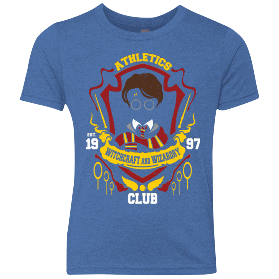T-Shirts Vintage Royal / YXS Athletics Club Youth Triblend T-Shirt