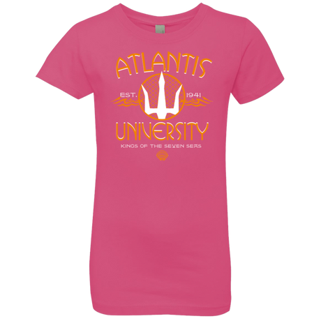 T-Shirts Hot Pink / YXS Atlantis University Girls Premium T-Shirt